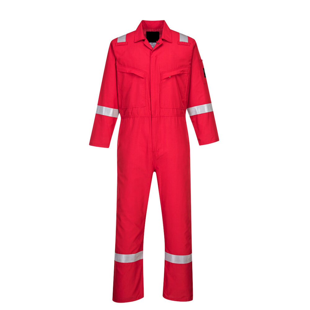 Araflame Work Lightweight FR Private Label Coverall Red Durable