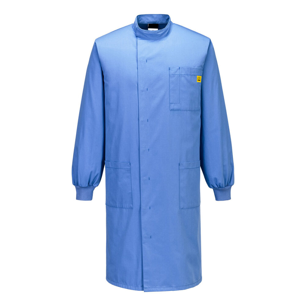 Anti-Static ESD Customized Coat Hamilton Blue Breathable