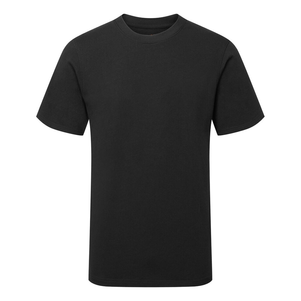 Fully Customized Portwest Cotton Short Sleeve T-Shirt Black