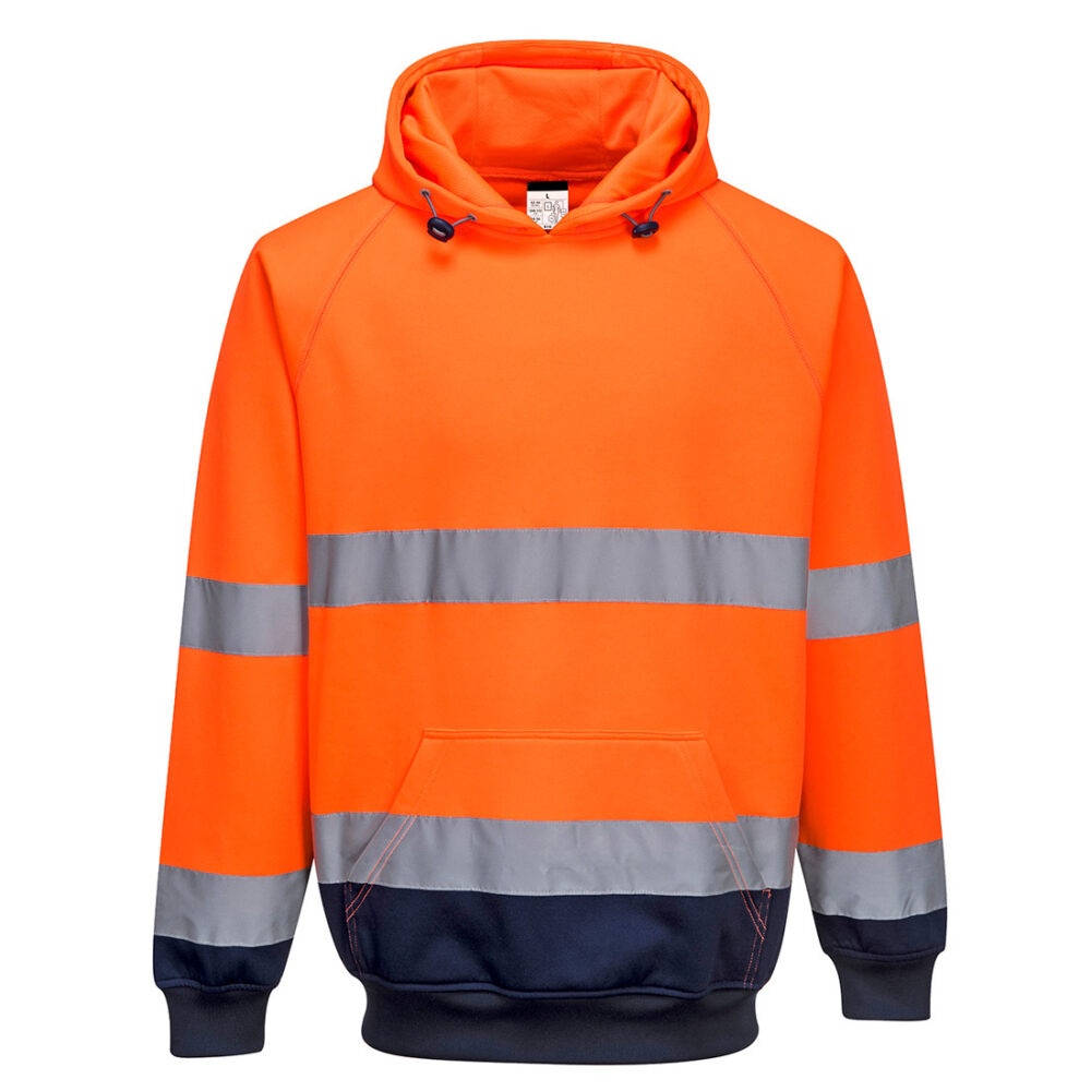 UV Protected Fully Customized Hi-Vis Contrast Hoodie Breathable