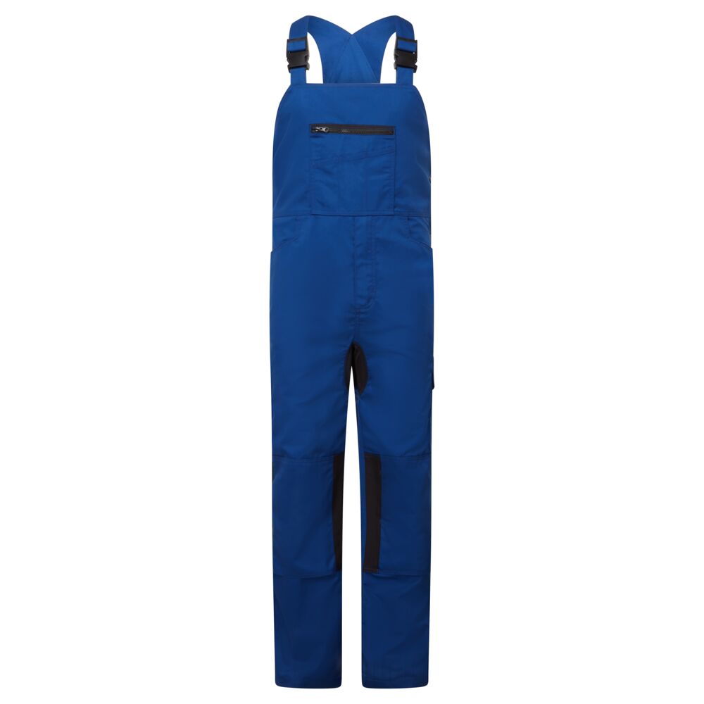 Custom Made Eco Stretch Bib and Brace Quartz Blue Durable