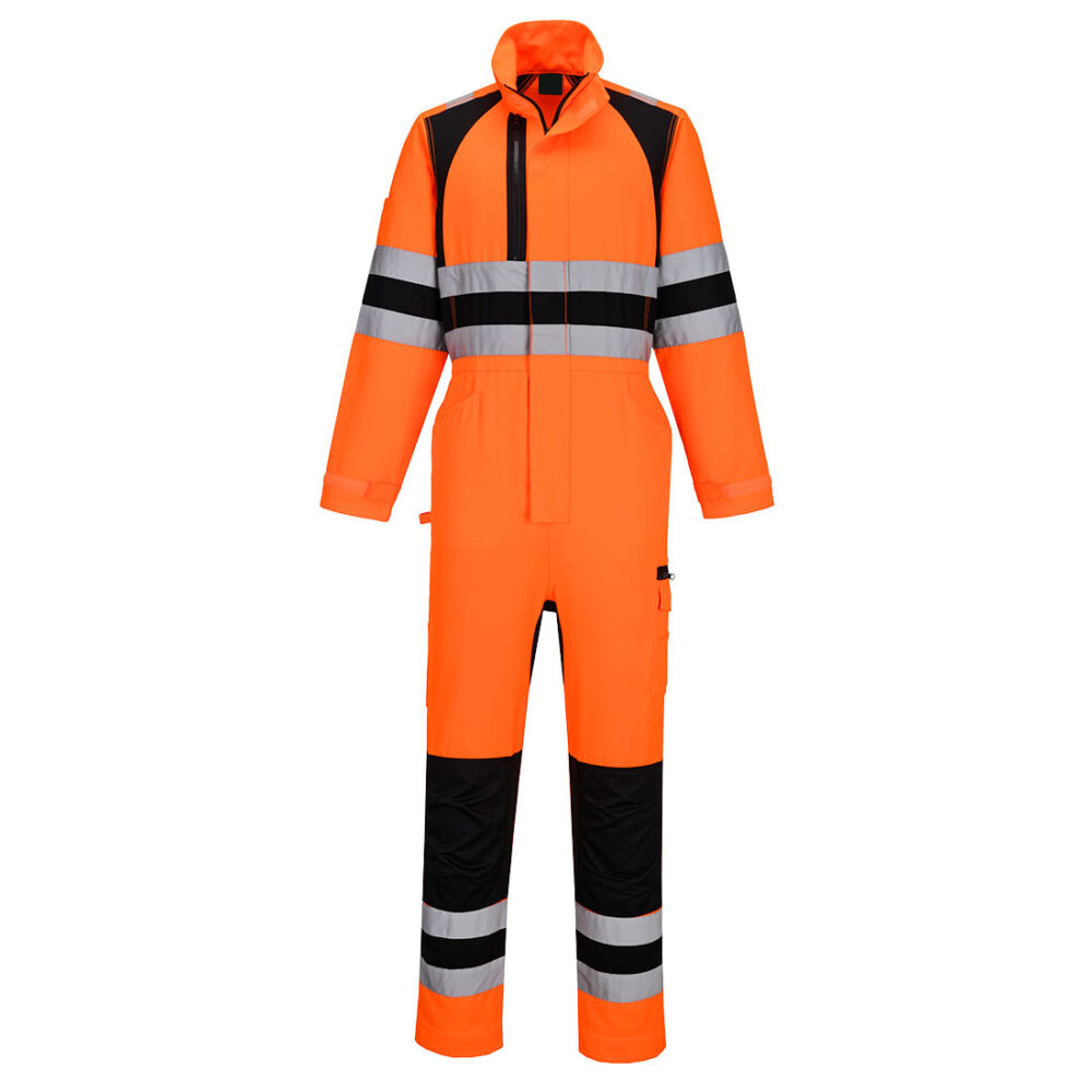 Custom Made Eco-conscious Hi-Vis Workwear Safety Coverall OEM ODM