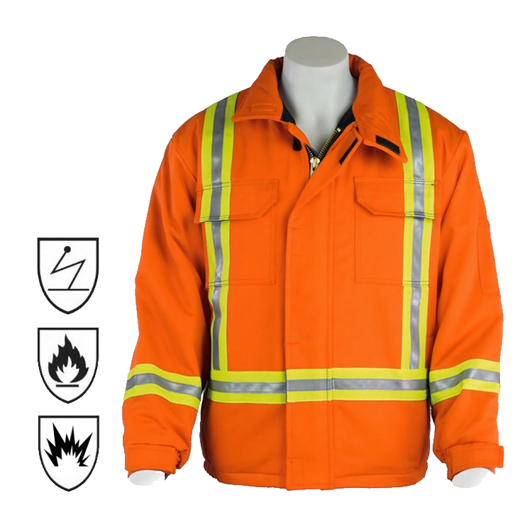 Factory Price Extreme Protect DuPont Nomex Jacket Winter Aramid Oil Gas Offshore Oil Rig Drilling Workwear