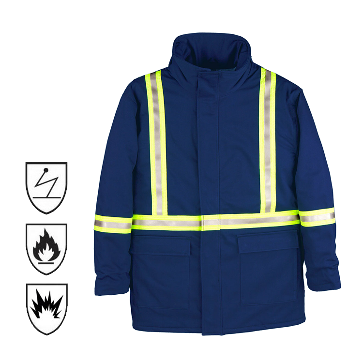 Custom Logo Extreme Protect DuPont Nomex Jacket Winter Aramid Flame Resistant Oil Worker Petroleum Engineering Uniform