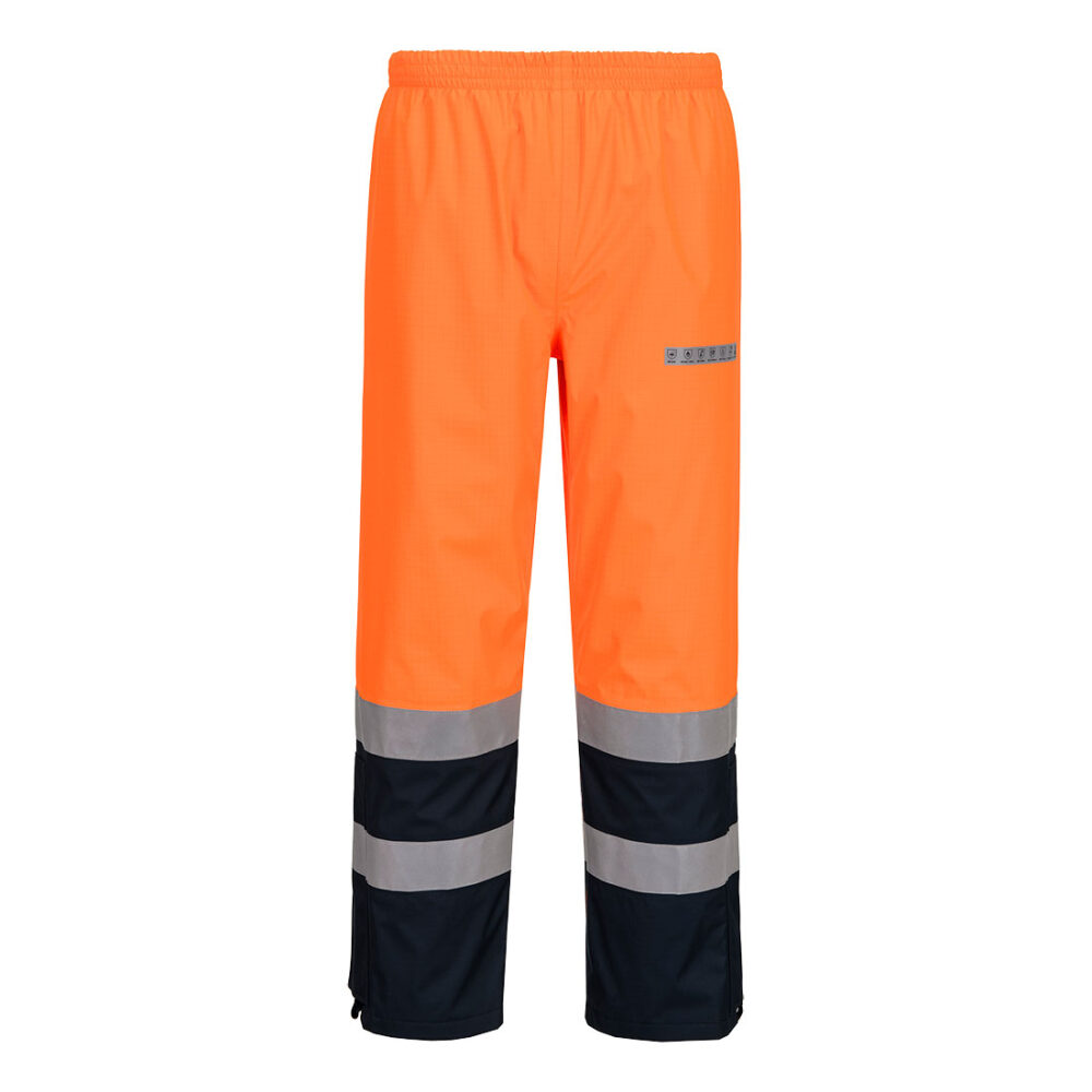 Custom Logo Bizflame Rain+ Hi-Vis Multi-Norm Contrast FR Trousers