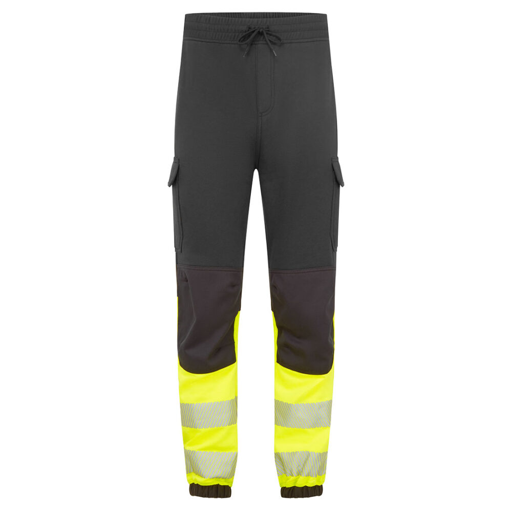 Wholesale Factory Price Custom Modaflame Hi-Vis Class 1 Flame Resistant Jogger Black/Yellow