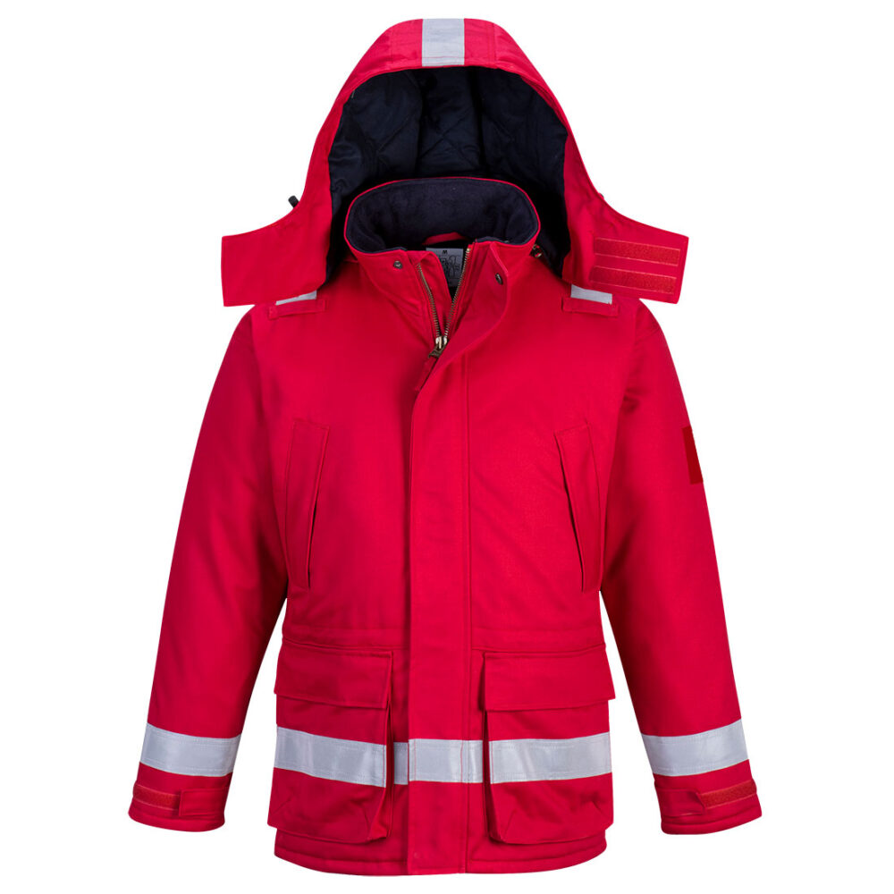 Factory Price Custom Bizflame Work FR Insulated Jacket Red