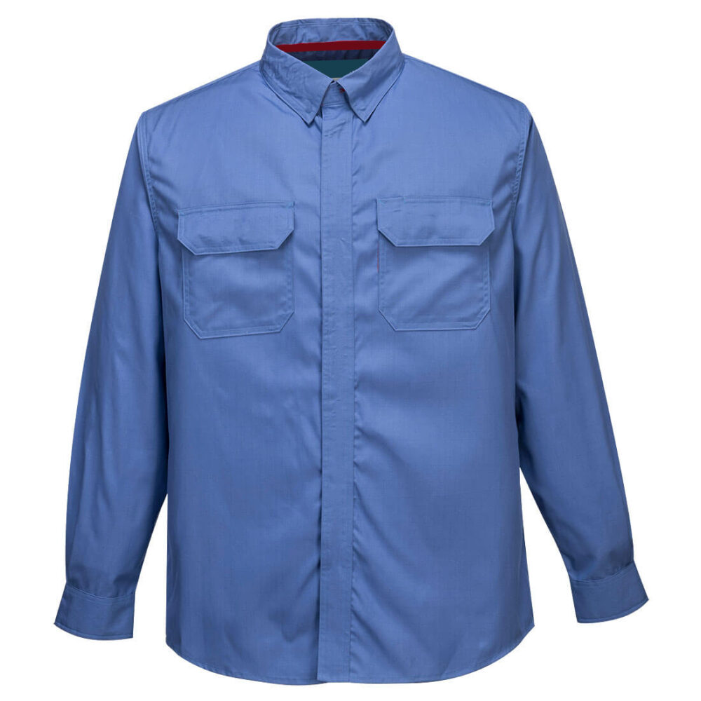 Bizflame Radiant Protection Workwear Lightweight FR Shirt Blue