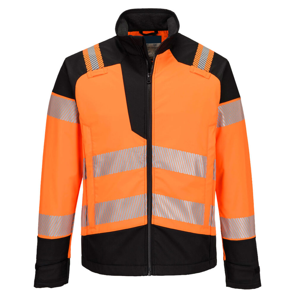 Customized Breathable Windproof Softshell Hi-Vis Multi-Norm FR Jacket