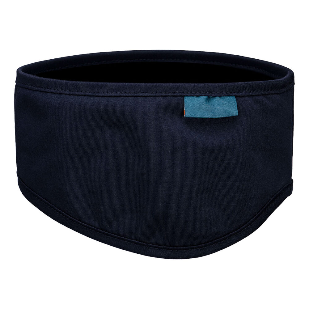 Fully Customized Fleece lining Lightweight Stretch Head Band Navy