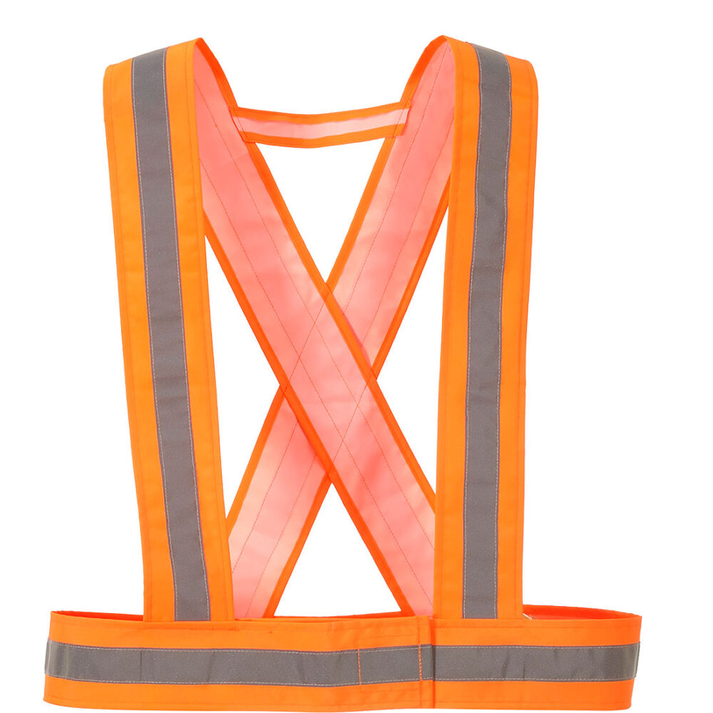Custom Design Hi-Vis Strap Orange Durable polyester PVC coated fabric