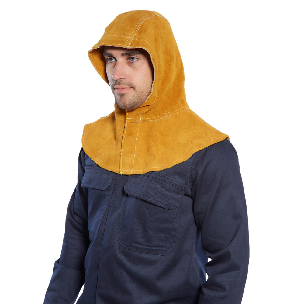 Wholesale Factory Price Custom FR Leather Hood Tan