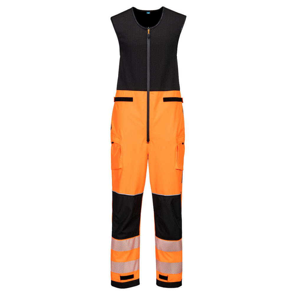 Hi-Vis Rain Salopettes 3 Layer Waterproof Custom Logo Bib and Brace