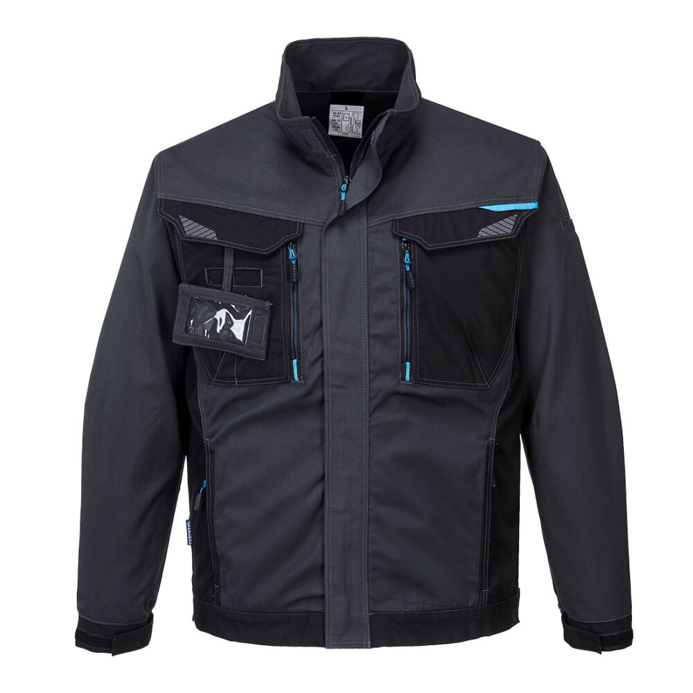 Fully Customized Breathable Durable Work Jacket Metal Grey