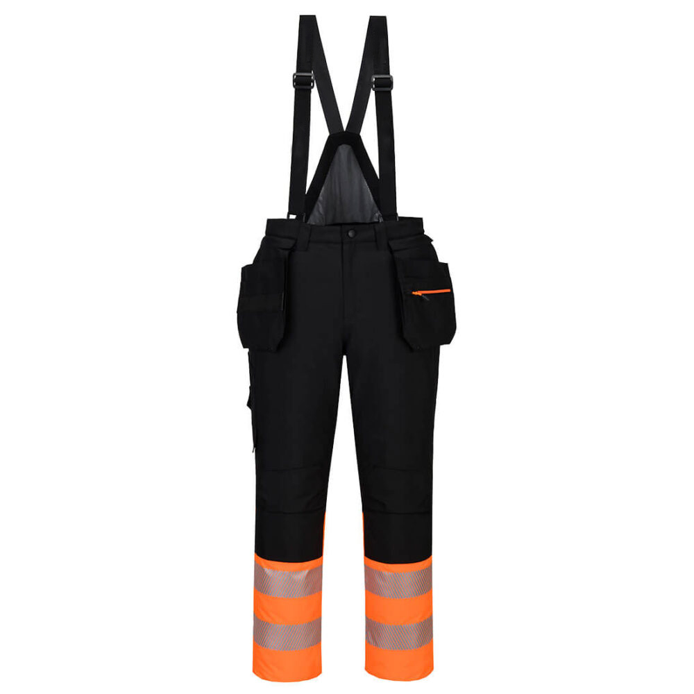 Fully Cusomized Hi-Vis Class 1 Winter Bib and Brace waterproof breathable fabric